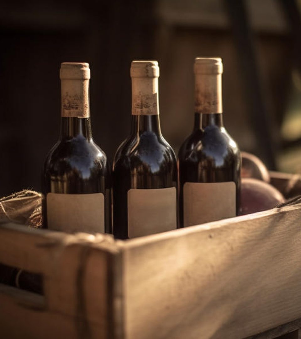 Botellas de vino